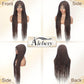 Alebery 36" Full Lace Knotless Box Braided Wigs for Black Women Knotless Box Braids Lace Front Wig with Baby Hair Lightweight Synthetic Lace Frontal Dark Brown Cornrow Twisted Braided Wigs (1B/30)