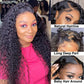 YruYptpaln Body Wave Lace Front Wigs Glueless Wigs Pre Plucked Pre Cut Wet and Wavy Lace Front Wigs U Part Wigs for Graduation Ceremony(Black, 18 Inch)