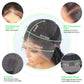 Vnrtkkn 34 Inch Deep Wave Lace Frontal Wigs Human Hair 200 Density 13x6 HD Transparent Deep Wave Lace Front Wigs for Women