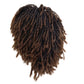 GNIMEGIL Dreadlocks Wig for Men Fashion Synthetic Ombre Brown Curly Wig with Bangs Braids Fake Dreads Wigs T1B/30 Color Funny Cosplay