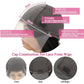 13x6 Lace Front Wigs Human Hair Pre Plucked 200% Density Body Wave HD Lace Front Wigs Human Hair Transparent Frontal Glueless Wigs Virgin Human Hair with Baby Hair for Women 32 Inch Natural Black