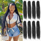 30 Inch Passion Twist Crochet Hair 8 Packs Long Passion Twist Hair Pre-Twisted, Pre Looped Ombre Passion Twists Crochet Passion Twist Hair Pretwisted Bohemian Crochet Hair 1B