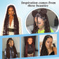 Olymei Locs Braided Wigs for Black Women Knotless Braided Wigs Locs Braid Wig with Baby Hair Full Double Lace Braided Wig Synthetic Burgundy Red Locs Braided Wig, 48 Inches Full Double Lace