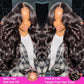 Xajwat 26 Inch Body Wave Lace Front Wigs Human Hair 180 Density 13x4 HD Transparent Lace Frontal Wigs Human Hair Pre Plucked with Baby Hair Glueless Wigs Human Hair for Black Women
