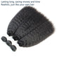 LINYINGYH Kinky Straight Bundles Brazilian Virgin Hair 3 Bundles Weave 20 20 20 inch Natural Hair Bundles Yaki Straight 100% Unprocessed Remy Human Hair Bundles Extensions 12A