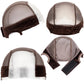 koskusder Lace Wig Caps for Women, Wig Caps with Grip Band for Keeping Wigs in Place, Glueless Wig Grip Cap with 4x5 Transparent Lace Wig Caps, Non-Slip Adjustable Elastic Headband (1pcs-brown)