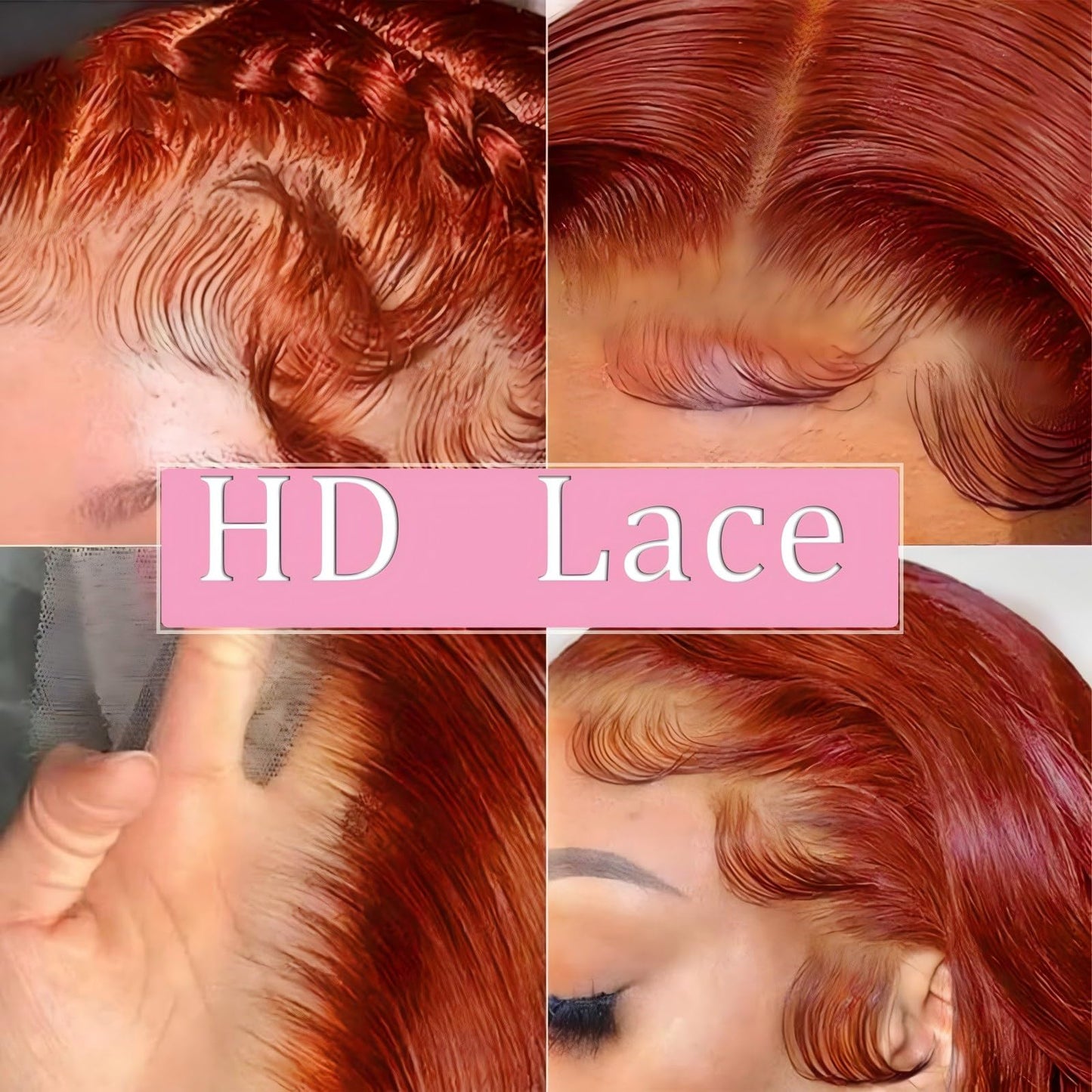 QZOQZO Reddish Brown Lace Front Wig Human Hair Body Wave Lace Front Wigs Human Hair 13x6 Pre Plucked 33# Colored Red Wig 180% Density Glueless Wigs for Women 28Inch