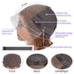 QZOQZO 28 Inch Chocolate Brown Lace Front Wigs Human Hair Pre Plucked 13x6 Body Wave Lace Front Wigs Human Hair 180% Density Colored #4 Light Brown HD Lace Frontal Glueless Wig for Women