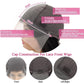13x6 Lace Front Wigs Human Hair Pre Plucked 200% Density Body Wave HD Lace Front Wigs Human Hair Transparent Frontal Glueless Wigs Virgin Human Hair with Baby Hair for Women Natural Black 34 Inch