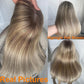 Byluxurious Ash Blonde Ombre Lace Front Wig Human Hair Bob Wig Short Highlight Balayage Straight 13x4 HD Lace Front Human Hair Wigs For Women Pre Plucked 180 Density 12Inch