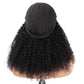 ISEE Women's Glueless 6x4 HD Lace Afro Kinky Curly Wig, 100% Unprocessed Brazilian Virgin Human Hair, 22 Inch