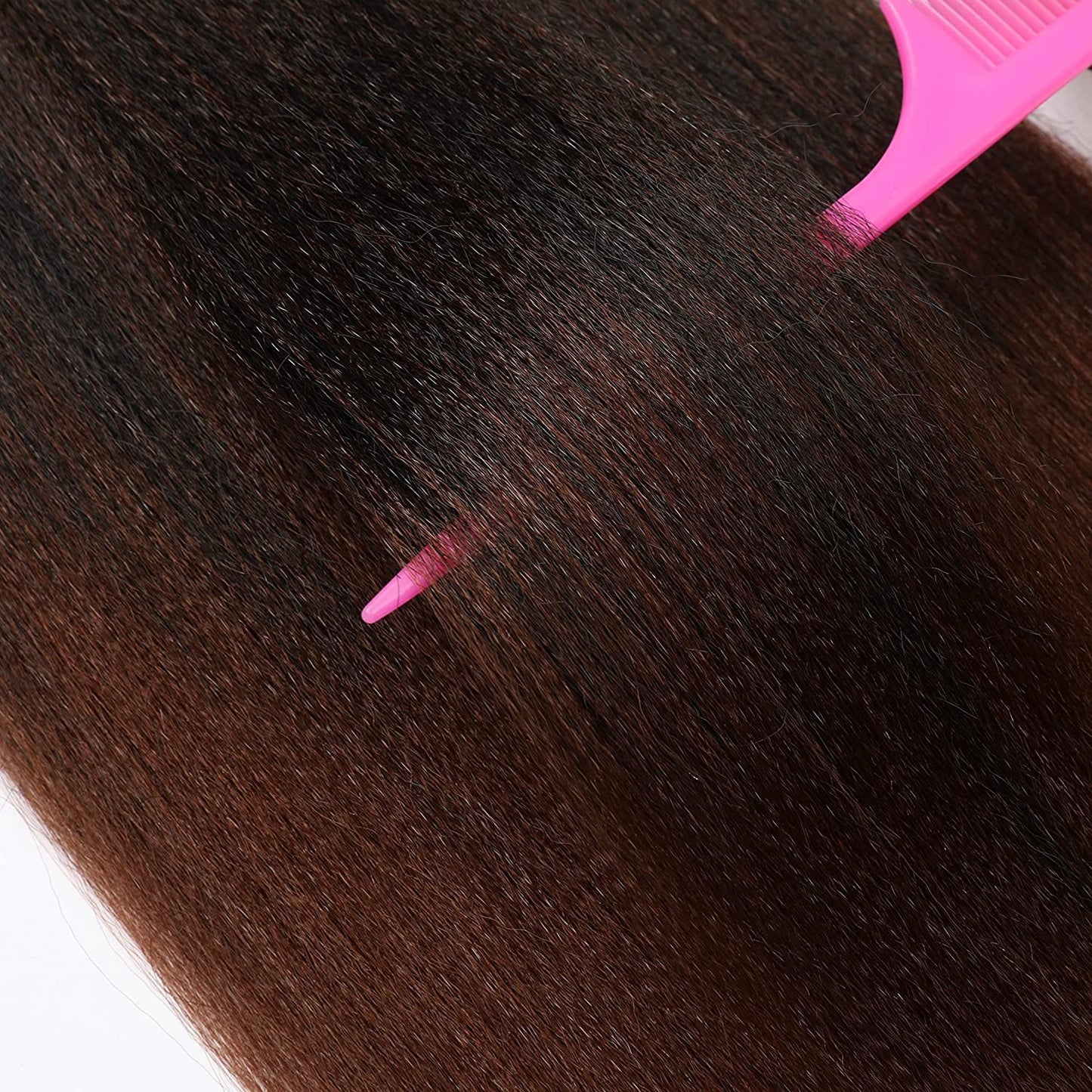 Ubeleco 8 Packs Pre-stretched Braiding Hair,20 Inch Ombre Braiding Hair Professional Soft Yaki Texture, No Itch, Hot Water Setting Hair Extensions for Braids (20in,1B/30)