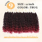 Yewell Goddess Box Braids Crochet Hair 12 Inch Boho Crochet Box-Braids With Curly Ends For Black Women,9 Packs Bohomian Crochet Box-Braid Pre Looped Box Braiding(12Inch 9Packs,TBUG)