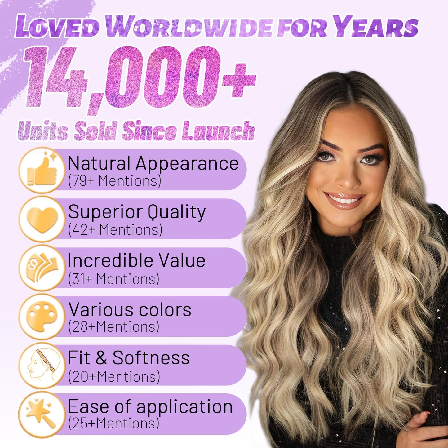Eawwii Ash Brown Wig for Women Long Wavy 4x1 Lace Natural Hairline Glueless for Beginners Middle Part Synthetic for Daily Party Use 26Inch