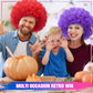 Suncalla 6 Set Afro Wigs for Halloween Party Colored