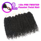 BILEAF Pre-twisted Passion Twist Crochet Hair for Women 8 Packs Curly Crochet Hair Pre Looped 12 Inch Ombre Passion Twist Hair, Short Passion Twists Hair Crochet Passion Twists Crochet Boho Braids 1B