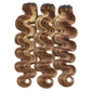 Ciracevi P4/27 Human Hair Bundles Highlight Body Wave Bundles Human Hair 15a Raw Indian Hair Body Wave Blonde 100% Bundles Hair Extensions(3 bundles 20 22 24)