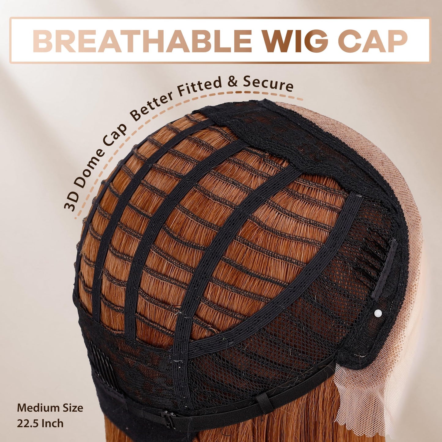 BLL Honey Blonde Wig, 13x4 Synthetic Lace Front Wigs Pre-Plucked Hd Lace Long Straight Sunkissed Highlights Glueless Wig For Black Women 26inch Suitable For Everyday Wear