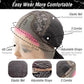 Fugady Black With Pink Highlight Body Wave Glueless Wig 13x4 Highlighted Heat Resistant Synthetic Lace Front Wig Pre Plucked 200 Density Loose Wave Wig With Baby Hair Colorful Wigs For Women 26 inch