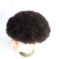 lumeng Afro Toupee Black Mens Wigs 4MM Curly Toupee Transparent HD Lace Hair Piece Man Weave Balding Male Hair Unit 8x10inch Replacement Systems 360 Weaves 100% Human Hair 1B# Off Black