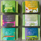 O NATURALS 100% Natural Bar Soap - Gift Set - Organic Ingredients & Essential Oils - Spa Gifts for Women & Men, Body Wash & Face Soap - 6PC Green Tea Soap Collection