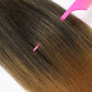 Ubeleco Pre Stretched Braiding Hair, 8 Packs 20 inch Braiding Hair Pre Stretched Yaki Texture, Hot Water Setting, Easy To Install Professional Synthetic Ombre Hair for Braiding(20in,1B/27)