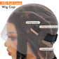 Lady Miranda Full Lace Jumbo Braided Wigs for Black Women Knotless Box Braid Wig with Baby Hair 32" Glueless Wigs Jumbo Box Braids Lace Front Synthetic Wig (1B/BUG)