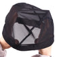 YANTAISIYU 2 PCS/Lot Black Mesh Cap Wig Cap for Making Wigs Stretchable Hairnets with Wide Elastic Band (Mesh Cap S)