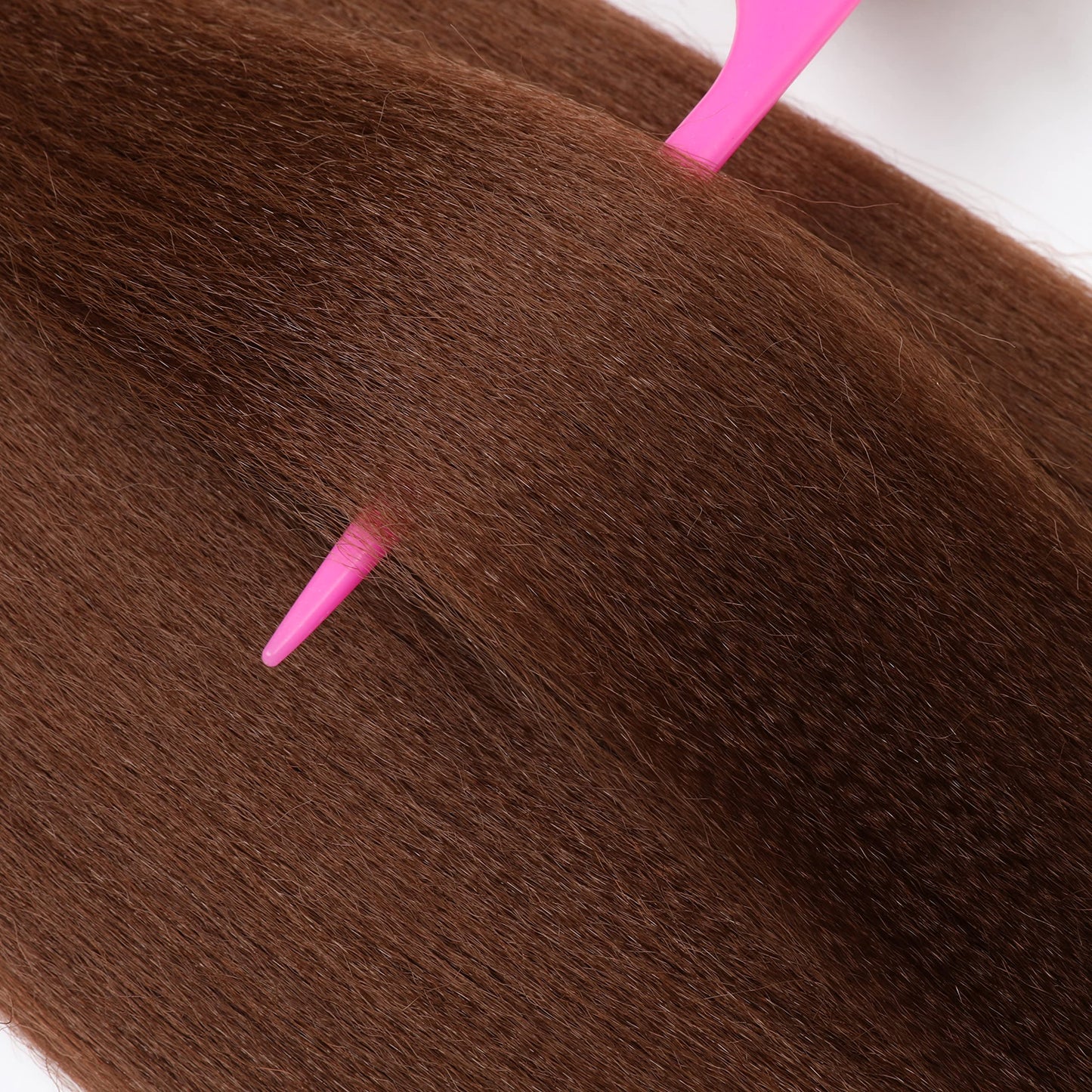 Ubeleco Brown Braiding Hair Pre Stretched 20 Inch 8 Packs Color 30 Braiding Hair Auburn Soft Yaki Texture, No Itch, Hot Water Setting Synthetic Hair Extensions For Braids(20in,30#)